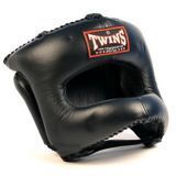 Боксерський шолом з металевим каркасом Twins Cage Head Gear- Premium Leather w/ Nose and Cheek Guard HGL9, M