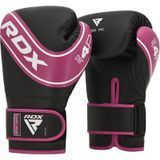Детские боксерские перчатки RDX 4B Robo Pink, 4 oz