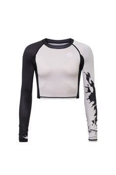 Жіночий кроп-рашгард Peresvit Inception Ladies Rashguard Cropped Long Sleeve, Білий, XS