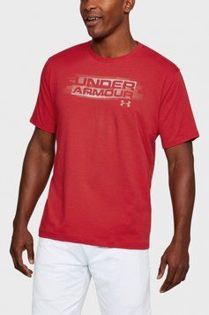 Футболка Under Armour Phase Wordmark Tee Red, Червоний, S