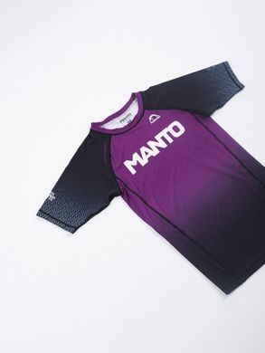 Рашгард Manto Rashguard Rank Purple, Черный-Фиолетовый, XL