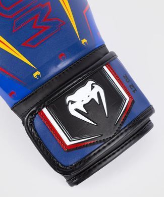Боксерські рукавички Venum Elite Evo Boxing Gloves - Blue Yellow, 8 oz