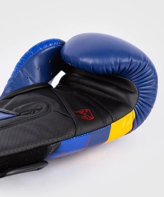 Боксерські рукавички Venum Elite Evo Boxing Gloves - Blue Yellow, 8 oz
