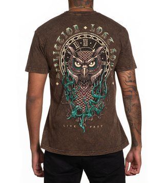 Футболка Affliction Nightwatch Java Lava Wash, S