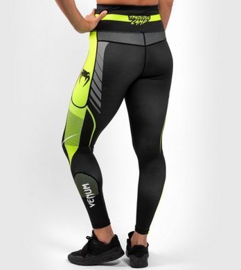 Женские леггинсы Venum Training Camp 3.0 Women Leggings, Черный-Лаймовый, XS