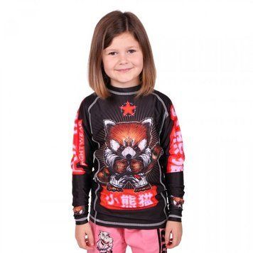 Дитячий рашгард з довгим рукавом Tatami Meerkatsu Red Panda YL