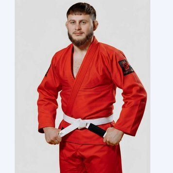Кімоно для грепплінгу червоне, TM "Kintayo", 190 зріст, щільність 450 гр/м.кв.