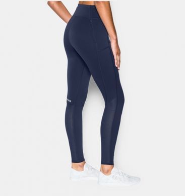 Женские компрессионные штаны Under Armour HeatGear Compression Fly By Leggings Navy, Темно-синий, XS