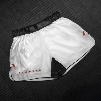 Шорты для ММА Hayabusa Men&rsquo;s Apex Mid-Thigh Fightshorts Ash White, M