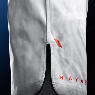 Шорты для ММА Hayabusa Men&rsquo;s Apex Mid-Thigh Fightshorts Ash White, M