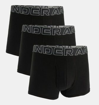 Труси чоловічі Under Armour Performance Cotton 3" 3 Pack Black Steel, M