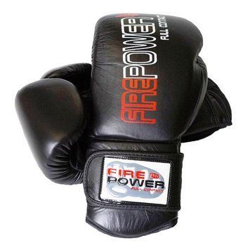 Боксерські рукавички Firepower FPBG4 Чорні 10oz