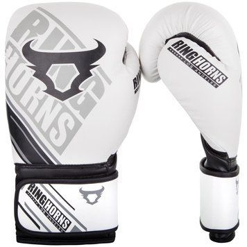 Боксерські рукавички Ringhorns Nitro Білі 10oz