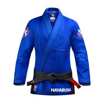 Жіноче кімоно для бразильського джиу-джитсу Hayabusa Valor Lightweight (Штани Twill) Синє F1C