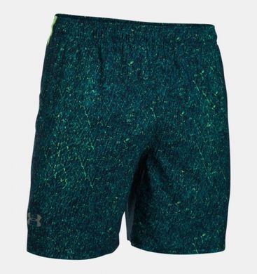 Шорты Under Armour Launch SW Printed 7'' Shorts Green, Зелёный, S