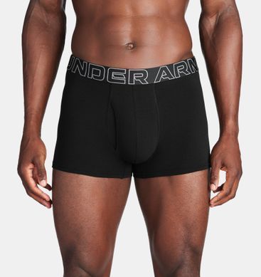 Труси чоловічі Under Armour Performance Cotton 3" 3 Pack Black Steel, M