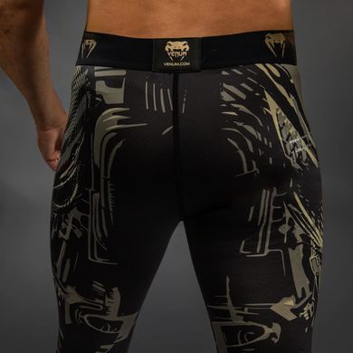 Компрессионные штаны Venum Invader Spats Black Sand, Черный, S