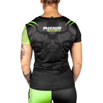Женская Футболка Venum Training Camp 2.0 T-Shirt Black Neo Yellow, S