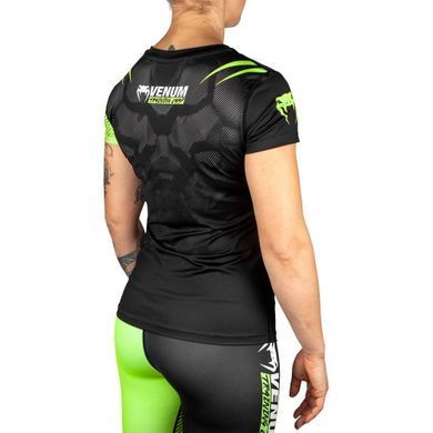 Женская Футболка Venum Training Camp 2.0 T-Shirt Black Neo Yellow, S