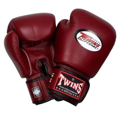 Боксерские перчатки Twins Velcro BGVL3 Maroon, 18 oz