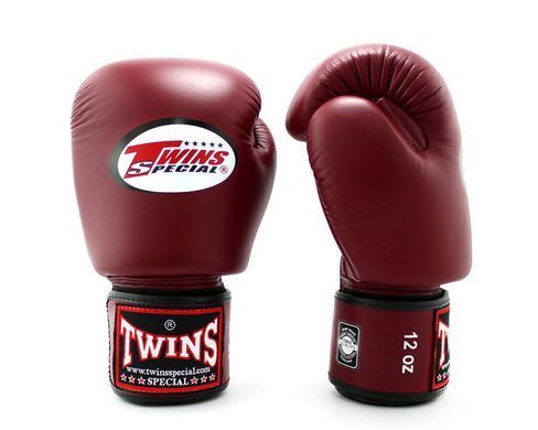Боксерские перчатки Twins Velcro BGVL3 Maroon, 18 oz