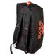 Спортивная сумка-рюкзак Adidas 2in1Bag "martial arts" Nylon Черная с оранжевым, M