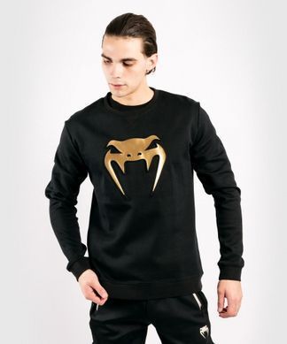 Свитшот Venum Classic Sweatshirts Black Gold, Черный, S