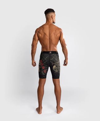 Компрессионные шорты Venum Santa Muerte 5.0 Men&rsquo;s Vale Tudo Shorts Deep Black Gold, Черный, S