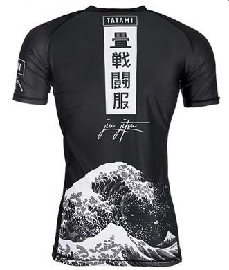 Рашгард з коротким рукавом Tatami Kanagawa Чорний XS