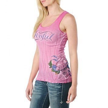 Женская майка Sinful By Affliction Tatiana Tank, M