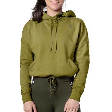 Жіноче худі Hayabusa Women&rsquo;s Cozy Fleece Cropped Hoodie, Зелений, S