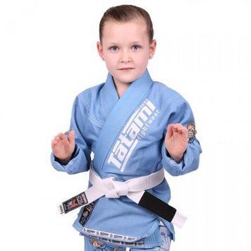 Дитяче кімоно для бразильського джиу-джитсу Tatami Meerkatsu Kids Animal Блакитне M0000