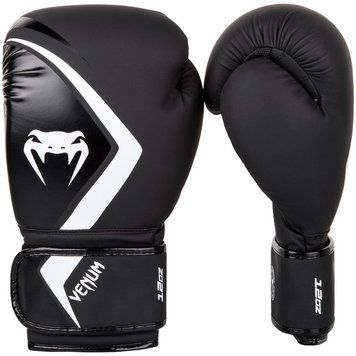Боксерські рукавички Venum Contender 2.0 Чорні з білим 10oz