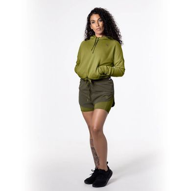 Женская толстовка Hayabusa Women&rsquo;s Cozy Fleece Cropped Hoodie, Зелёный, S