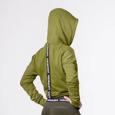 Женская толстовка Hayabusa Women&rsquo;s Cozy Fleece Cropped Hoodie, Зелёный, S