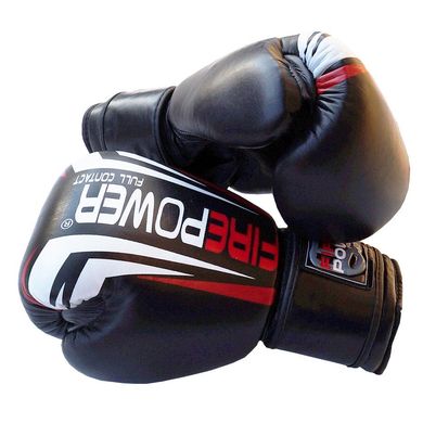 Боксерские перчатки Firepower FPBG12 Черные, 10oz, 10oz
