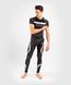 Рашгард з коротким рукавом Venum Nogi 3.0 Short Sleeves Rashguard Black White, Чорний, XS