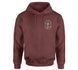 Худи Howitzer Coil Hood Burgundy Heather, Коричневый, M