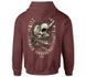 Худи Howitzer Coil Hood Burgundy Heather, Коричневый, M