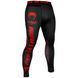 Компрессионные штаны Venum Logos Tights Black Red, Черный-Красный, XS