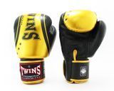 Боксерские перчатки Twins Fancy FBGVL3-TW4 Black Gold, 8 oz