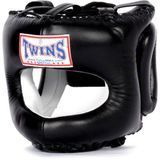 Боксерський шолом з металевим каркасом Twins HGL10 Black, S