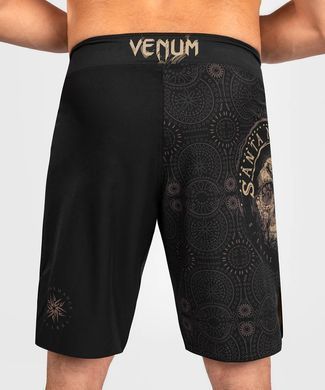 Шорты для ММА Venum Santa Muerte Dark Side Fightshorts - Black Brown, Черный, L