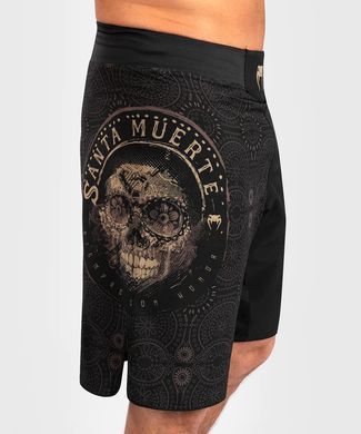 Шорты для ММА Venum Santa Muerte Dark Side Fightshorts - Black Brown, Черный, L