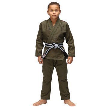 Дитяче кімоно для бразильського джиу-джитсу Tatami Elements Superlite Хакі M000