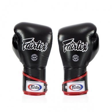 Боксерские перчатки Fairtex BGV6 Angular Sparring Boxing Gloves Black White Red, 14 oz