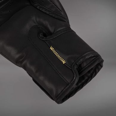 Боксерские перчатки Venum Serpenti Boxing Gloves Black Silver Gold, 8 oz