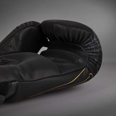 Боксерские перчатки Venum Serpenti Boxing Gloves Black Silver Gold, 8 oz