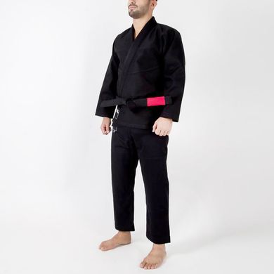 Кімоно для бразильського джиу-джитсу Blank Kimonos Pearl Weave Чорне, A0, A0