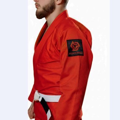 Кімоно для джиу - джитсу червоне, TM "Kintayo", 190 зріст, щільність 450 гр/м.кв.